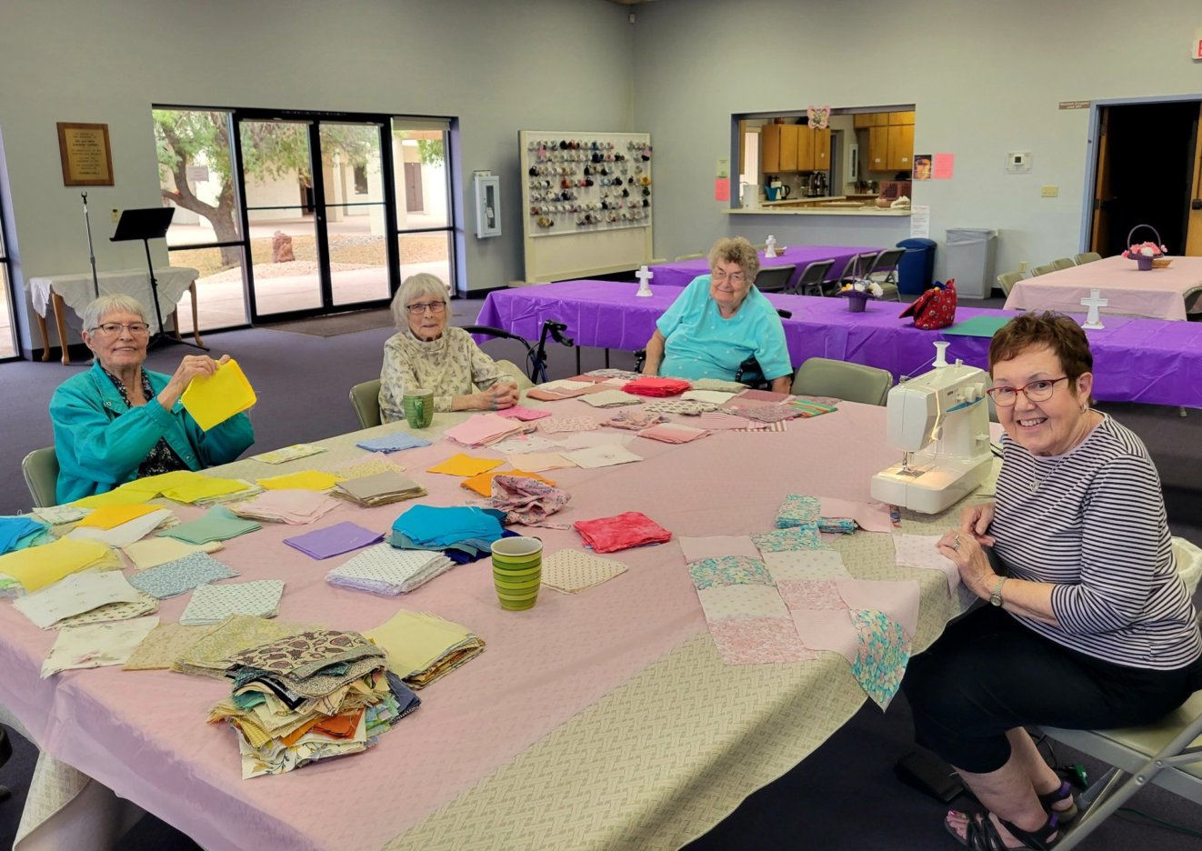 Glory Days activities quilting club