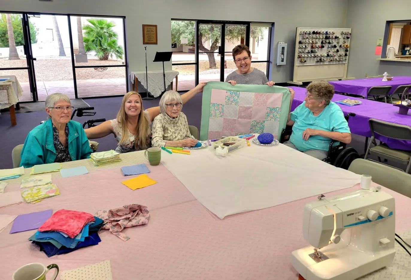 Glory Days activities quilting activity